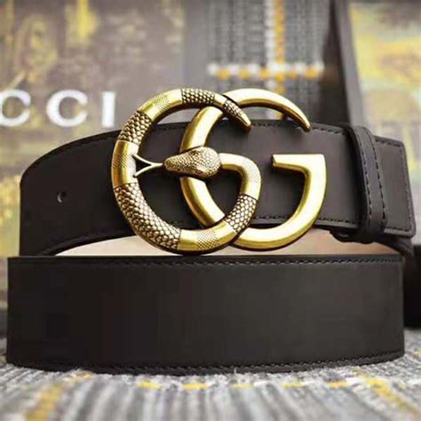 gucci leather belt with snake buckle|black leather snake gucci belt.